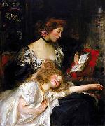 James Jebusa Shannon Mother and Child oil painting